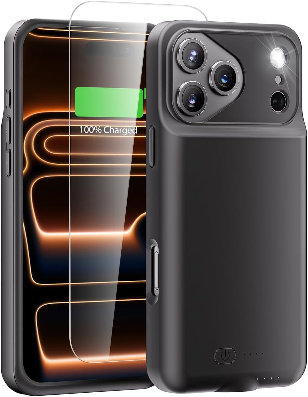 Battery Case for iPhone 17 Pro Max 8500mAh, 15W Fast Charge