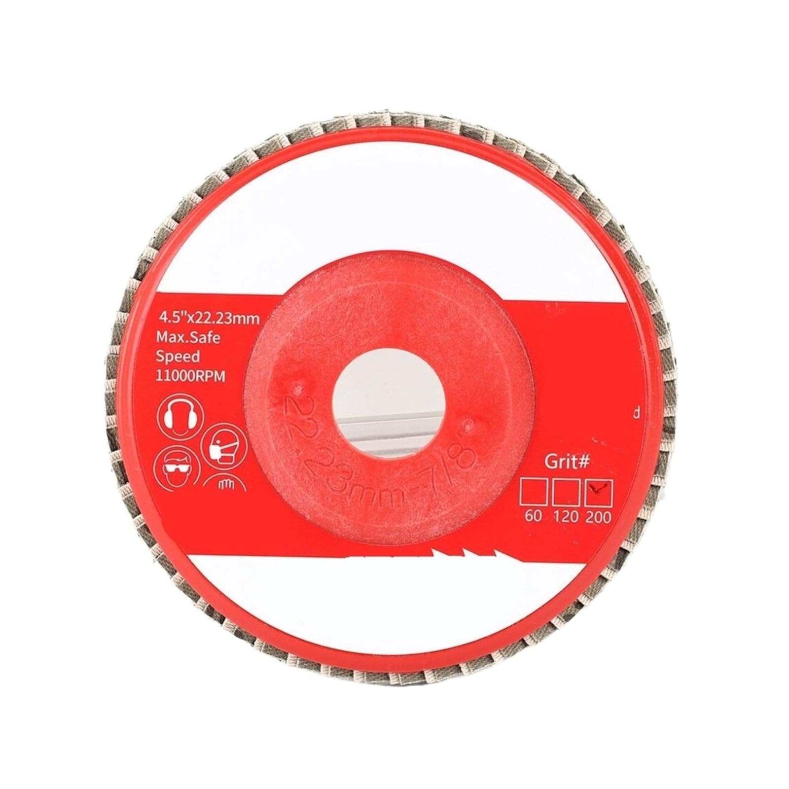 Muela abrasiva abatible de 4,5 pulgadas | Disco abrasivo reversible de 115 mm(Fine)