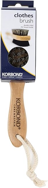 Korbond Double Sided Clothes Brush, Multi-Colour