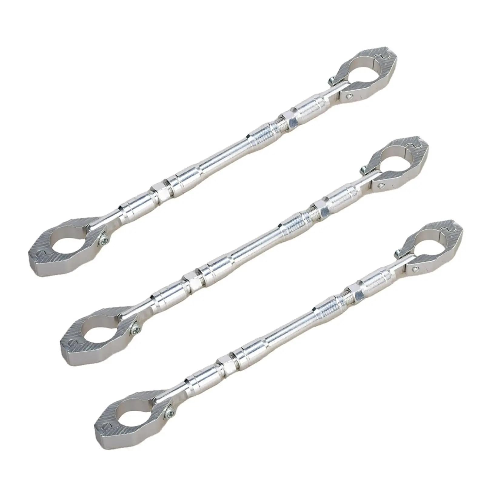 Do jazdy na motocyklu sportowym 22 mm | Regulowany drążek równoważący motocykla ze stopu aluminium Solidny wspornik kierownicy(Black)