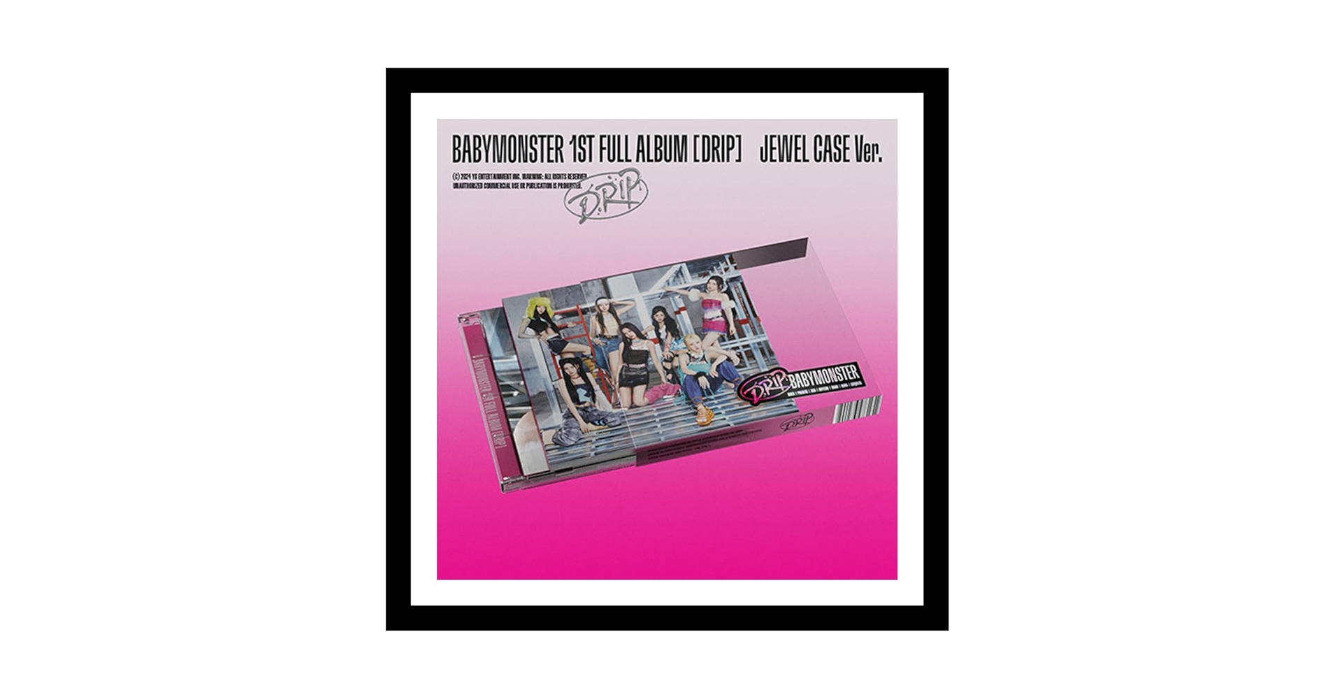 (CD)BABYMONSTER 1st FULL ALBUM [DRIP] JEWEL CASE Ver.（韓国盤）／BABYMONSTER BABYMONSTER DRIP 1st Full Album JEWEL CASE Ver/CD+Photo Book