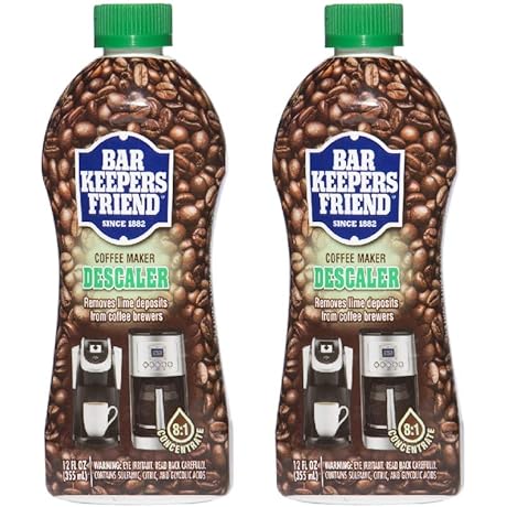 Bar Keepers Friend Coffee Maker Descaler (12 oz) - Coffee and Espresso Machine Descaler