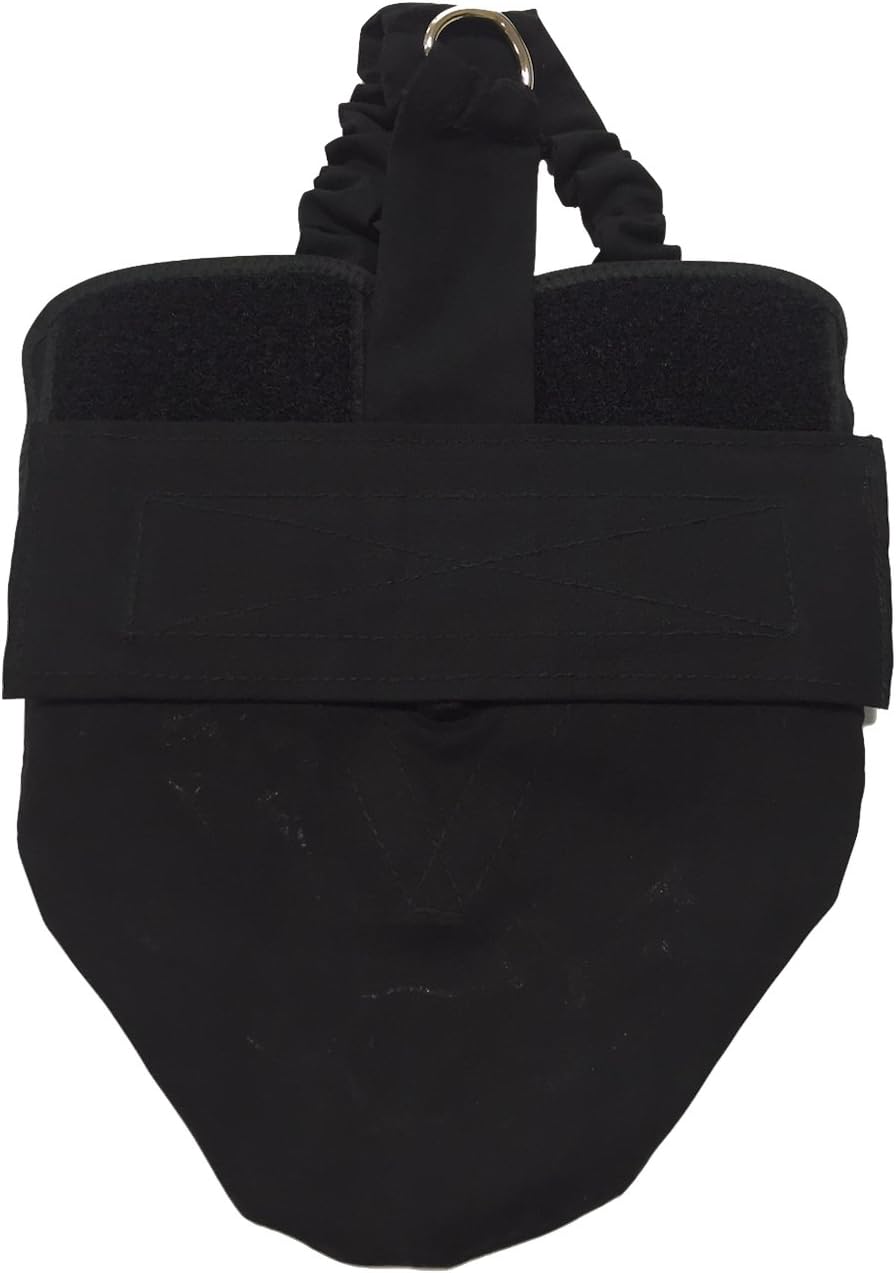Hen Holster Bird Diaper/Harness, Black, Large, Wrap Style (Standard Chickens)