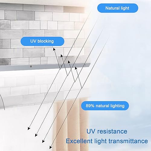 Miniatura 7 de Toldo para ventana, toldo para puerta delantera al aire libre, patio, cubierta de policarbonato silenciosa, protección contra la lluvia y la nieve,