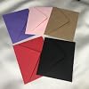 Colorful Small Message Envelope Invitation Envelopes Greeting Card Envelope Red Kraft Purple Black Pink Colorful Envelope 7x9 Cm Multicolor