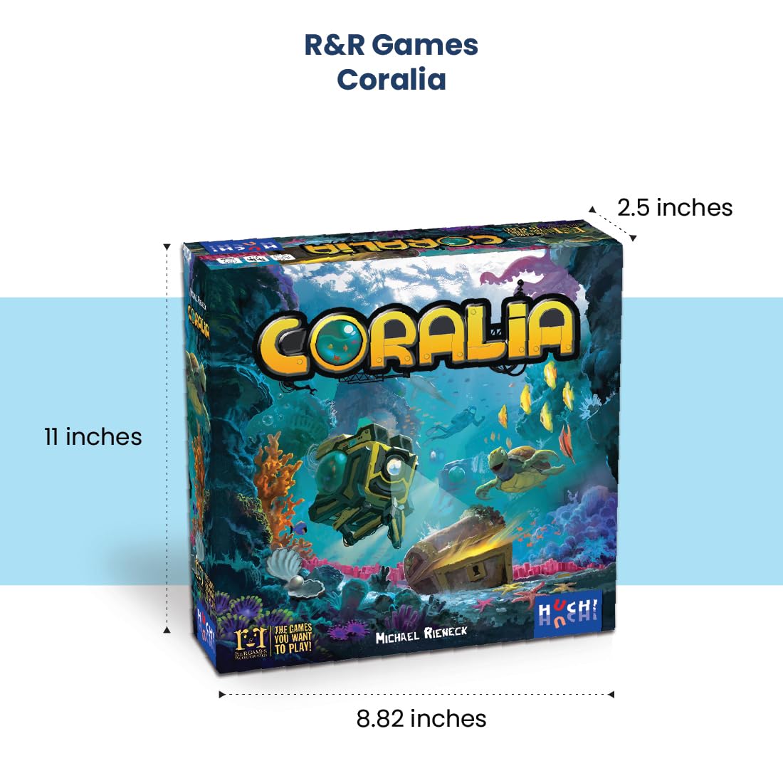 Amazon.com: R&R Games Coralia Strategy Game for Ages 10+, 2-4