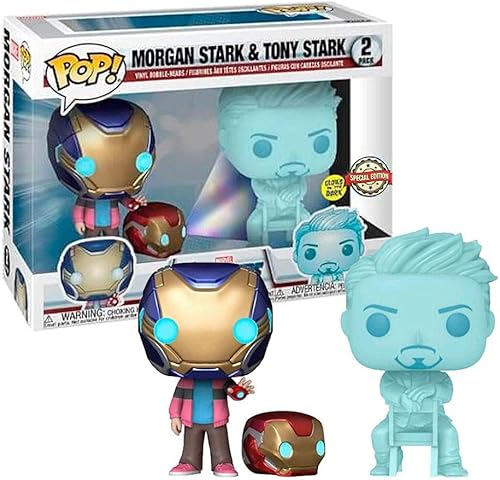 Pop! Morgan & Tony Stark Glows in The Dark 2 Pack Edición Especial