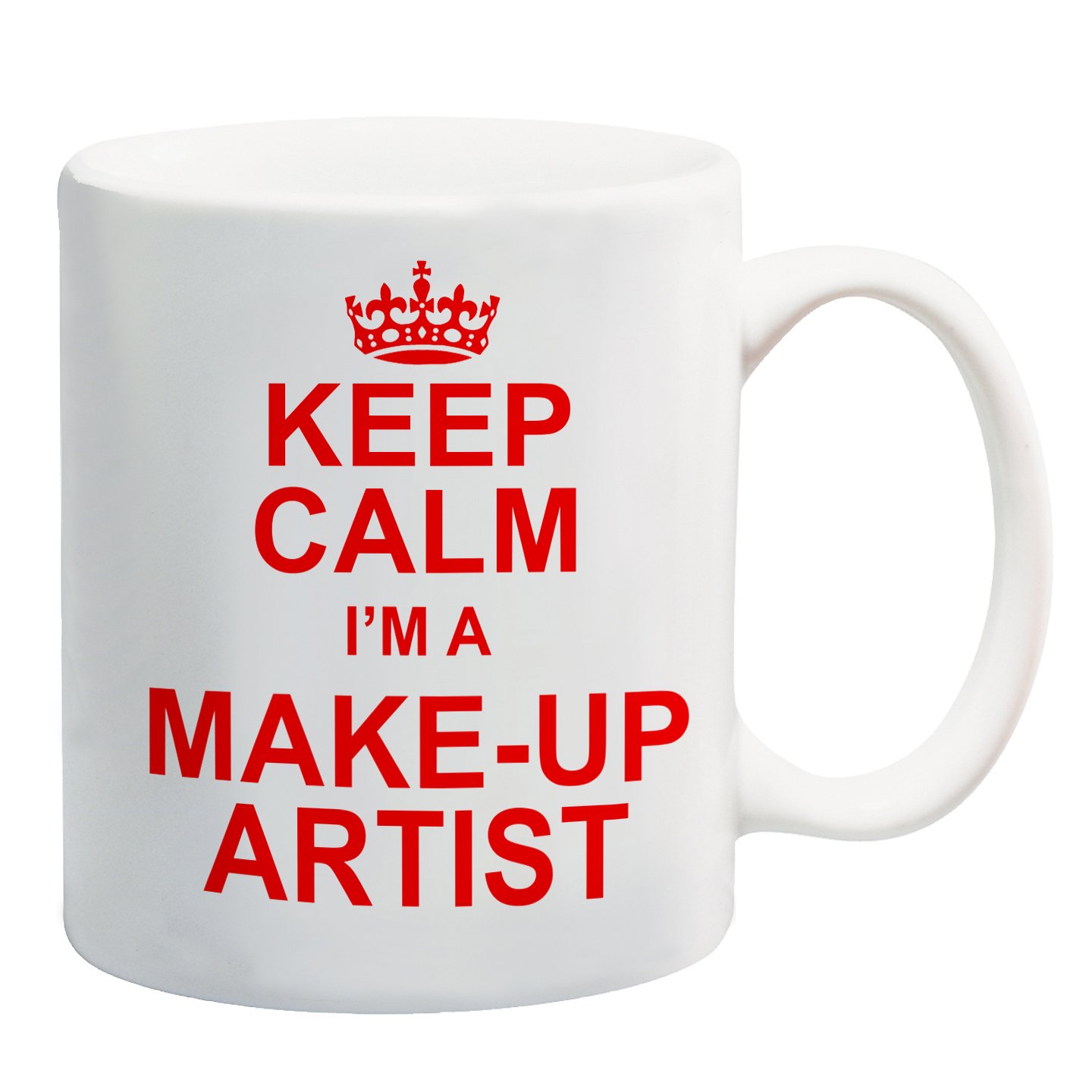 Dynamite Gifts White,Red Keep Calm I'm A Make-Up Artist Red Mug Gift Present Beauty