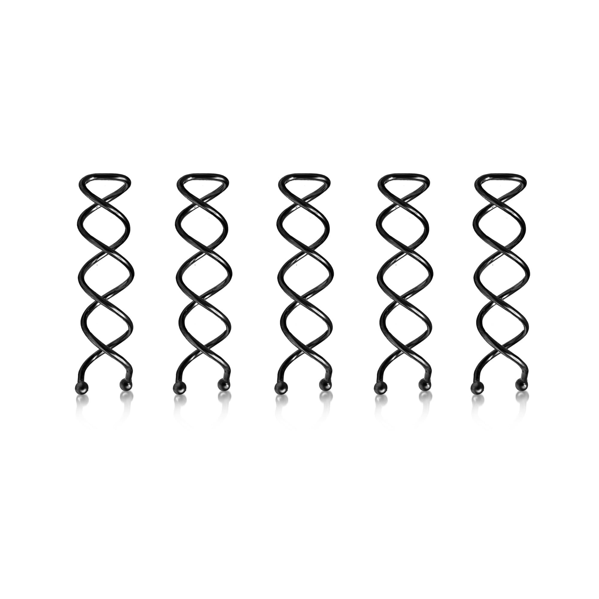 Sanas (5Pcs) Hair Pins For Hair Styling U Pin For Hair Clips For Styling Juda Pins For Hair Bun Hairpins For Women U Pin For Hair Bobby Pins For Women For Girls Juda Pin Black (5Pcs)