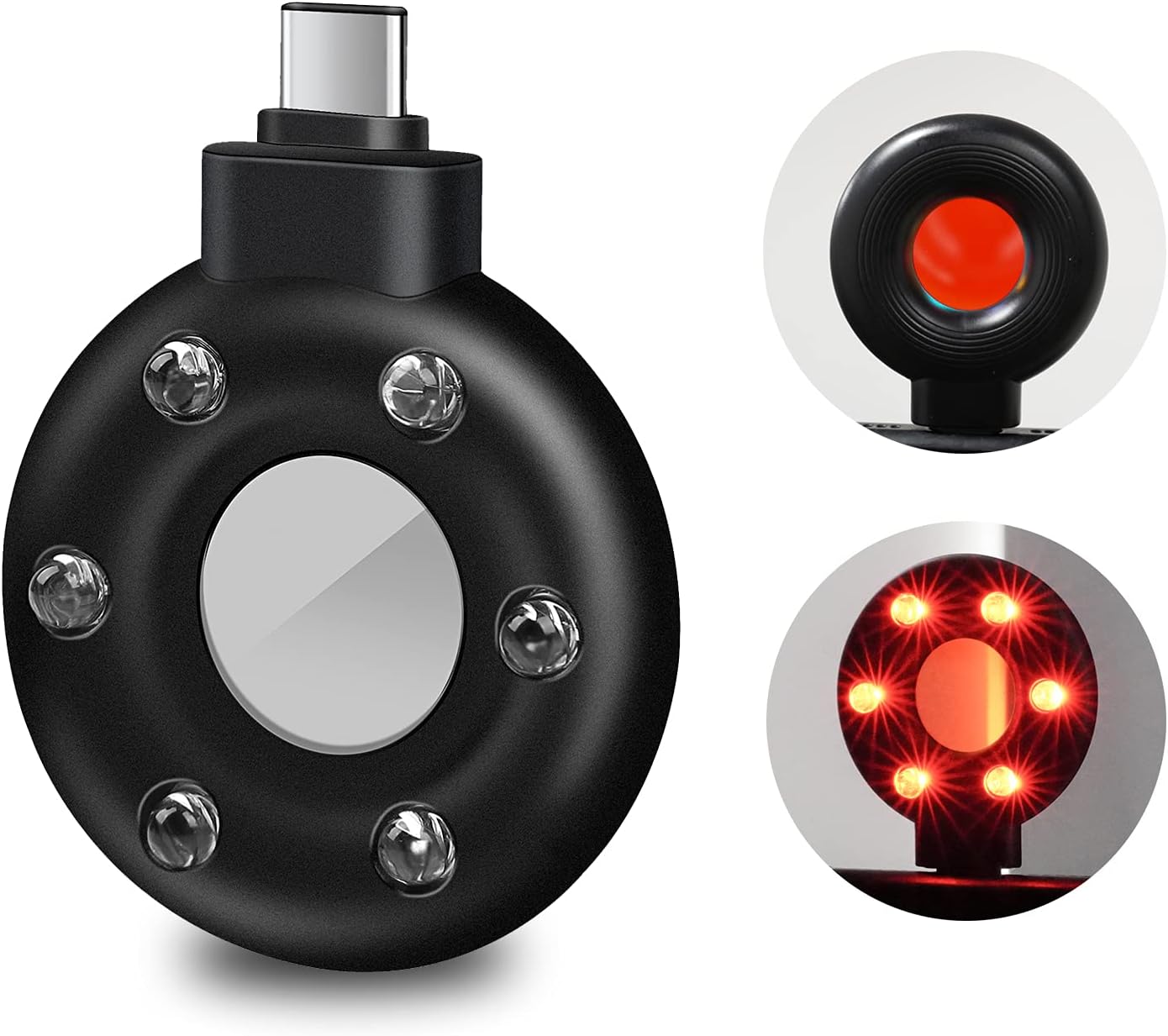 Sheawasy Hidden Camera Detector Hidden Camera Finder, Pocket Sized Hidden Device