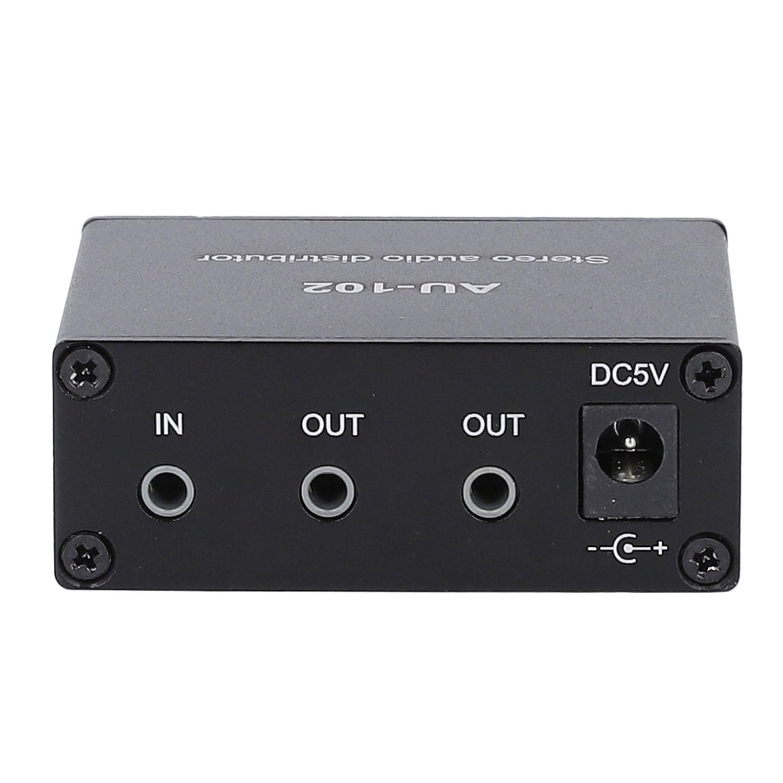Active Sound Distributor, 2 Way 1 in 2 Out Mini Amp mit Unabhängiger Lautstärke Regelung, für Kopfhörer und Sound Amps DC5V