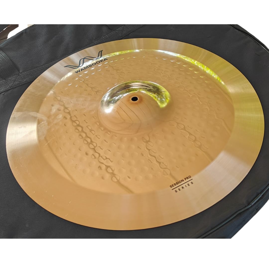 Cymbals - Plaques martelées pour batterie acoustique en alliage B8 Série Session Pro - Hi-Hat 14 - Crash 16 Crash 18 - Ride 20 (RIDE 20)