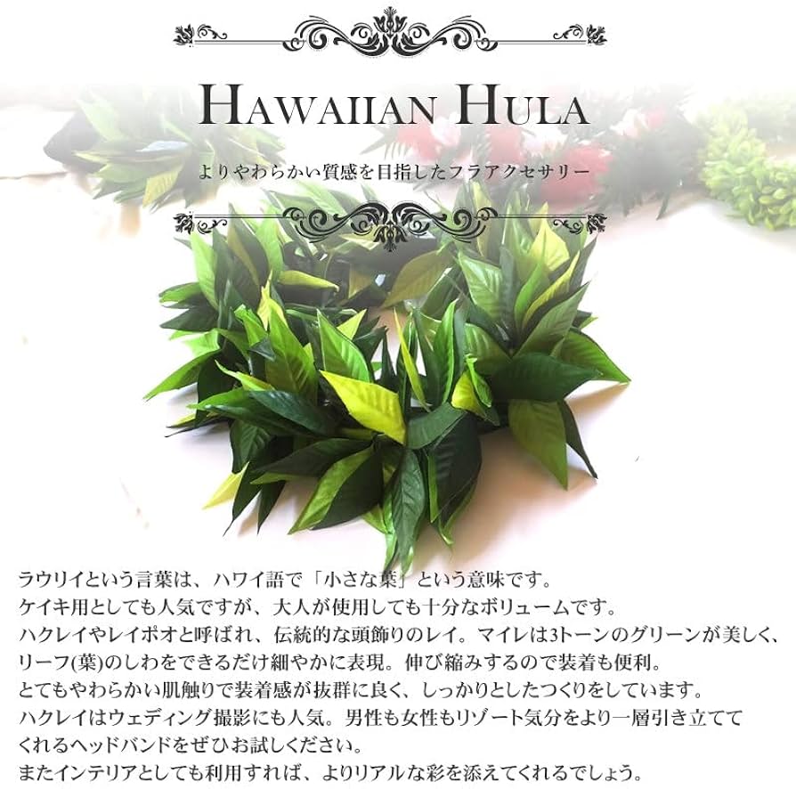 Amazon.co.jp: フラダンス ハクレイ レイポオ マイレ ラウリイ ダブル