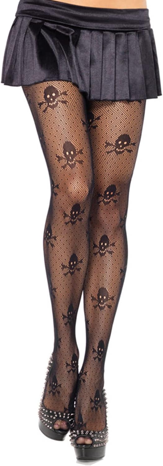 Womens Patterned Fishnets Tights, Net Floral Stockings, Ladies Pattern Pantyhose, Fencenet Net Pantyhose, Goth Mesh Stockings