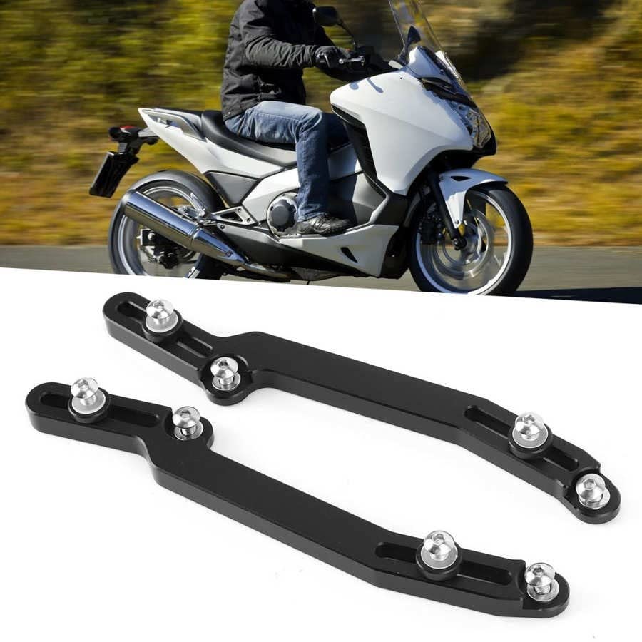 Kit Réglage Hauteur Pare-brise Pour Honda Integra 700/750 Et NC700D/NC750D - Alliage Aluminium, Réglable 12 à 52 Mm - 5