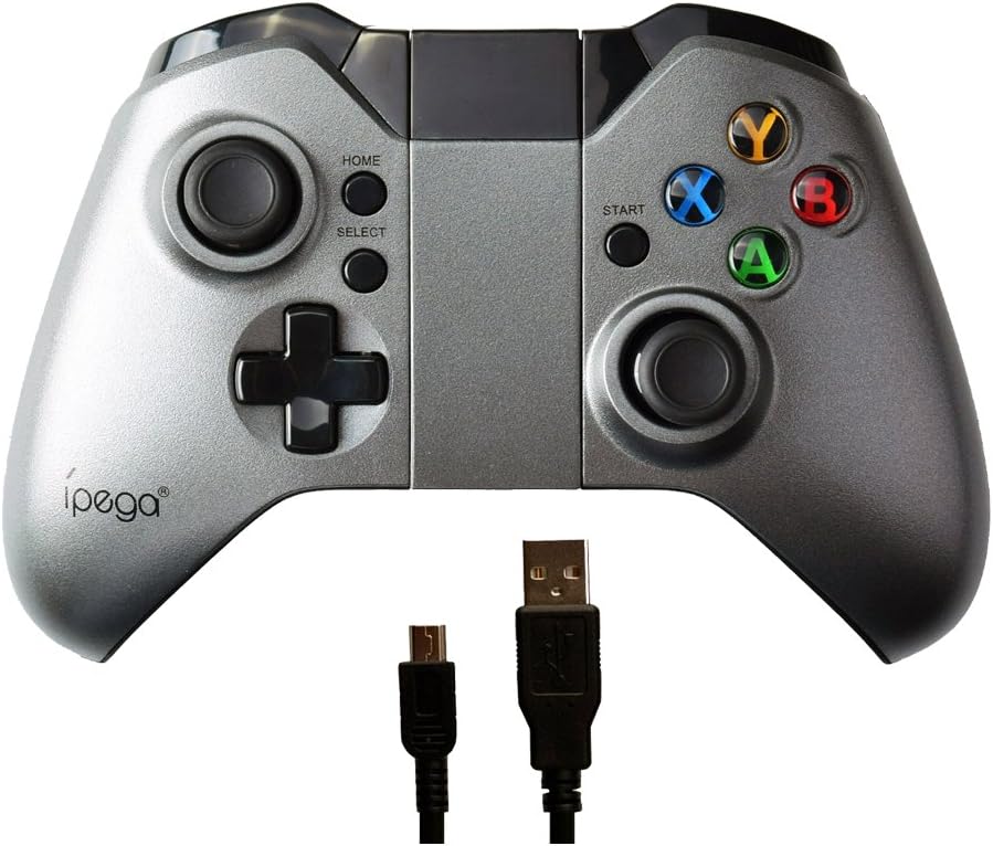 Dual Vibration wireless game controller- iPega PG-9062S bluetooth gamdpad Joystick for Android Smartphone Apple iPhone iPod and Samsung Gear VR Oculus VR Headset TV Box and Windows PC