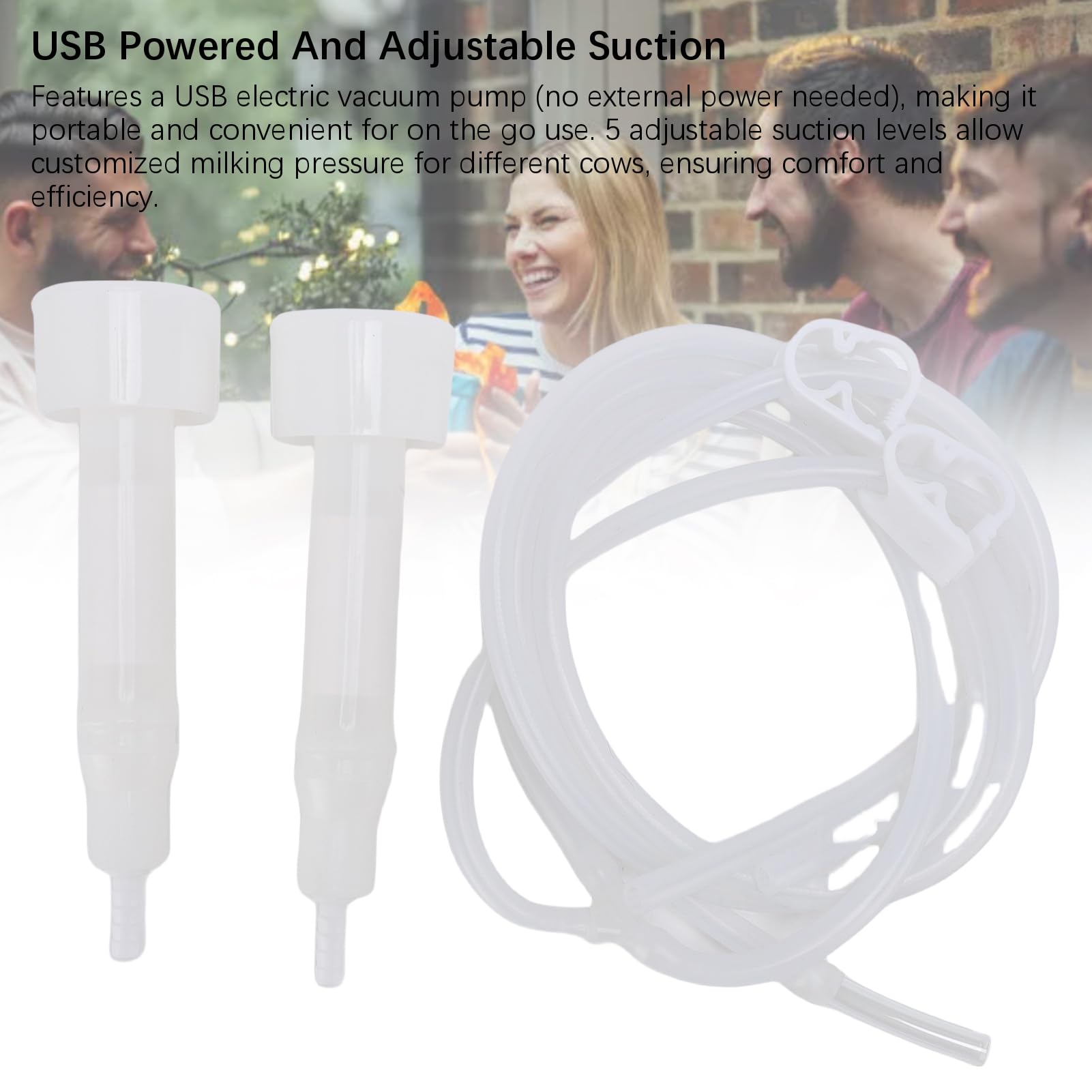 Irfora Trayeuse électrique Portable pour Chèvre 2L Traite Efficace