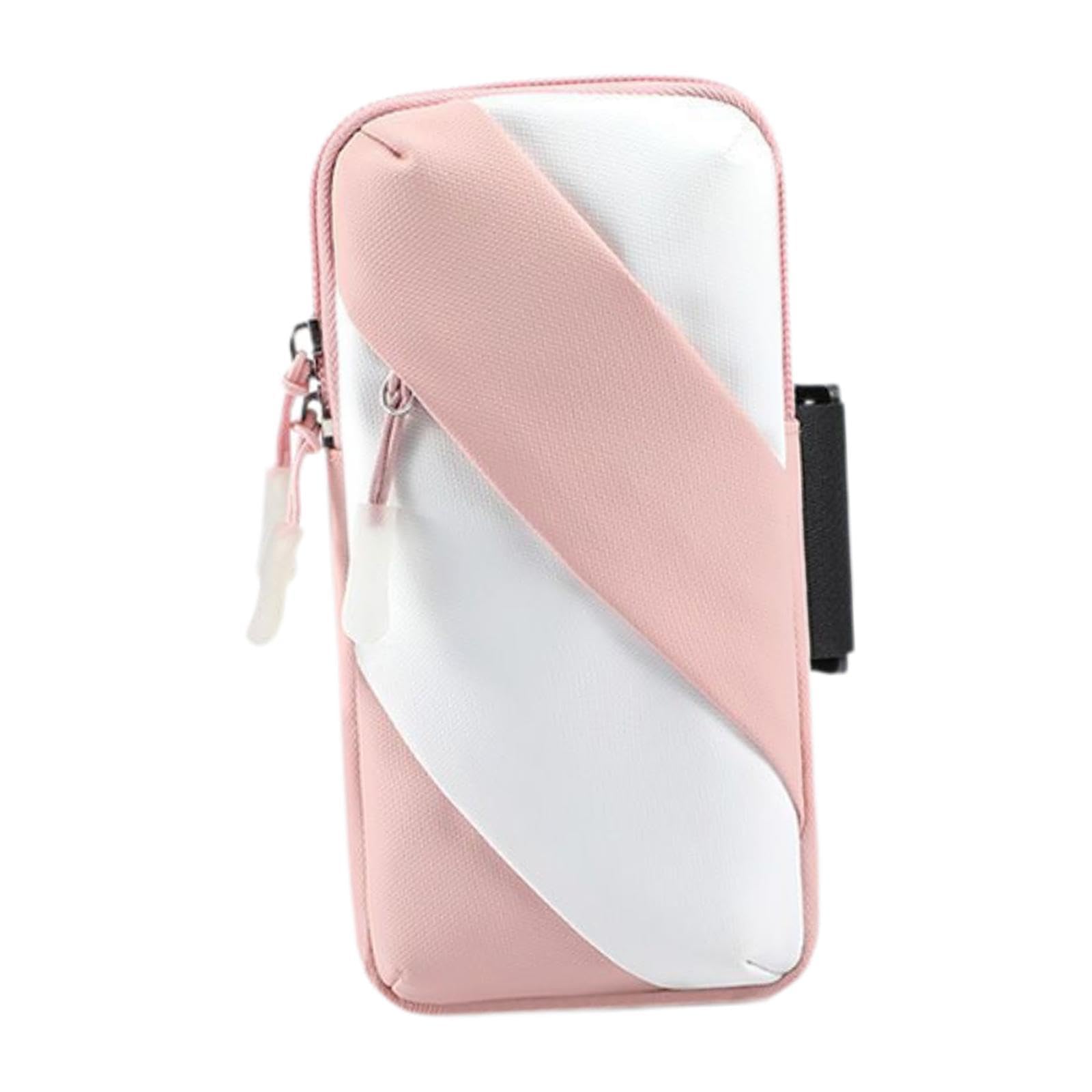 Sports Armband Universal Wrist Pouch Phone Sleeve for Sport Jogging Home Gym Pink White-Sporting Goods-Fitness Running & Yoga-Fitness Equipment & Gear-Running Belts-1 Sports Armband-image-19