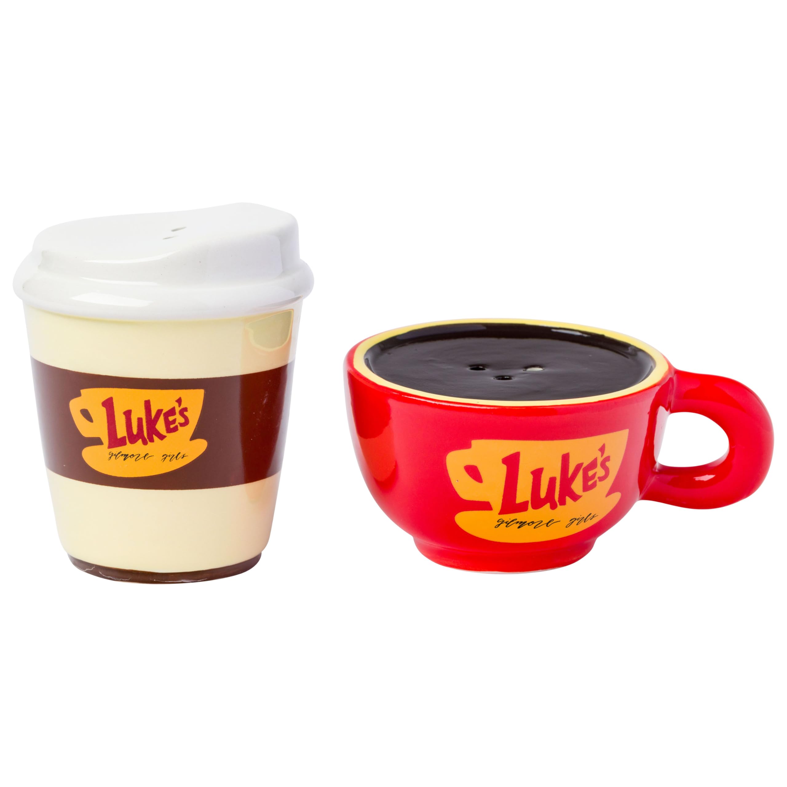 Silver Buffalo Gilmore Girls Latte Mug Ceramic Salt and Pepper Shaker