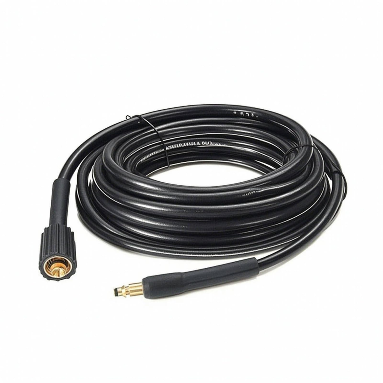 Milageto de Limpieza de Alta Presión Compatible con Hidrolimpiadora C Model 130 Tubo Conducto PVC Flexible de Uso con Conectores, 10m
