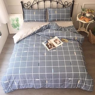 Sxuefang Bedding Sets Personality Fashion Geometric Pattern Cotton Sheet Four-Piece Set Simple Home Decoration 4-Piece Set