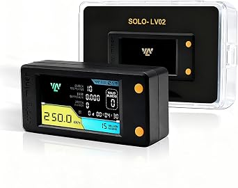 Bitcoins Miner LV02, 250KH/s USB-C Bitcoin Miner, Solo Miner with 1.9 inch Full-Color Display Asic Miner, 1W Low Power Consumption Crypto Miner, 2.4G WiFi Solo Lottery Mining for Home and Beginners