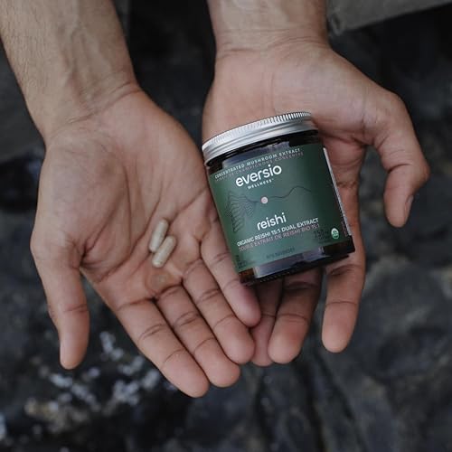 Miniatura 3 de CHILL Now Suplemento orgánico de hongos Reishi - Extracto dual de Reishi 151 en 60 cápsulas veganas (250 mg)