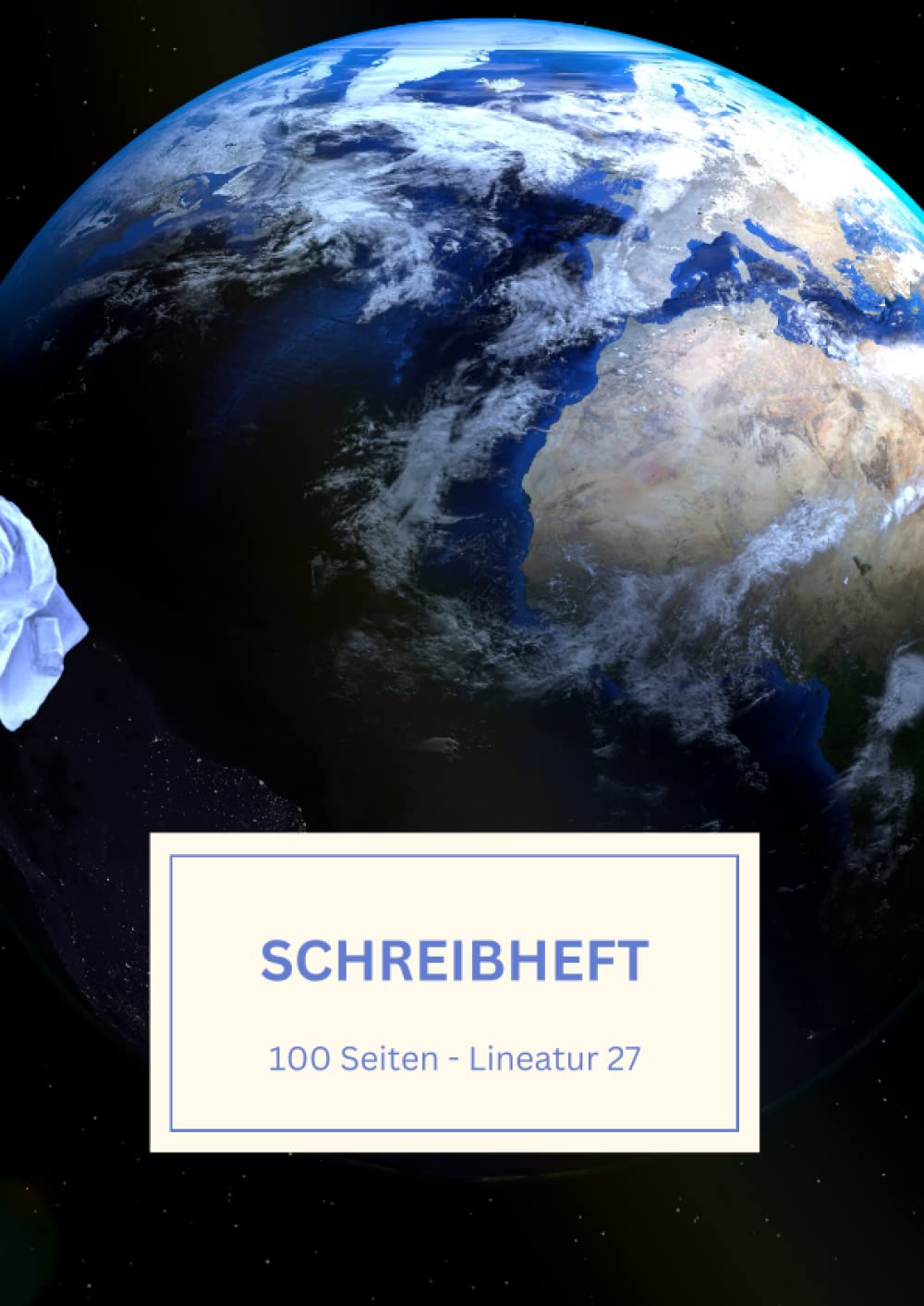 Independently published SCHREIBHEFT - 100 Seiten - Lineatur 27: DIN A4 - Schreibheft/Schulheft/Notizheft/Übungsheft - liniert mit Rändern
