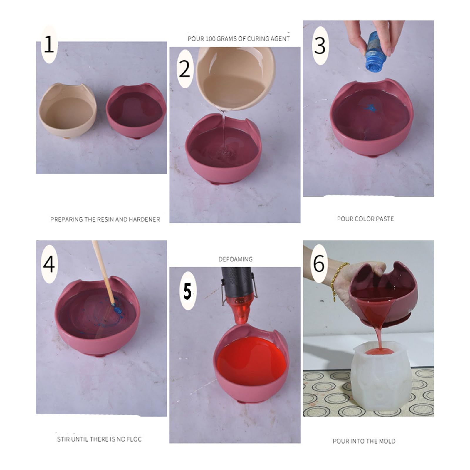 Ventana Sgape Vela Taza Maceta Relieve Molde de Silicona Herramienta de Fabricación Artesanía Macetero de Resina Regalo Creativo Molde de Contenedor de Vela Decorativo