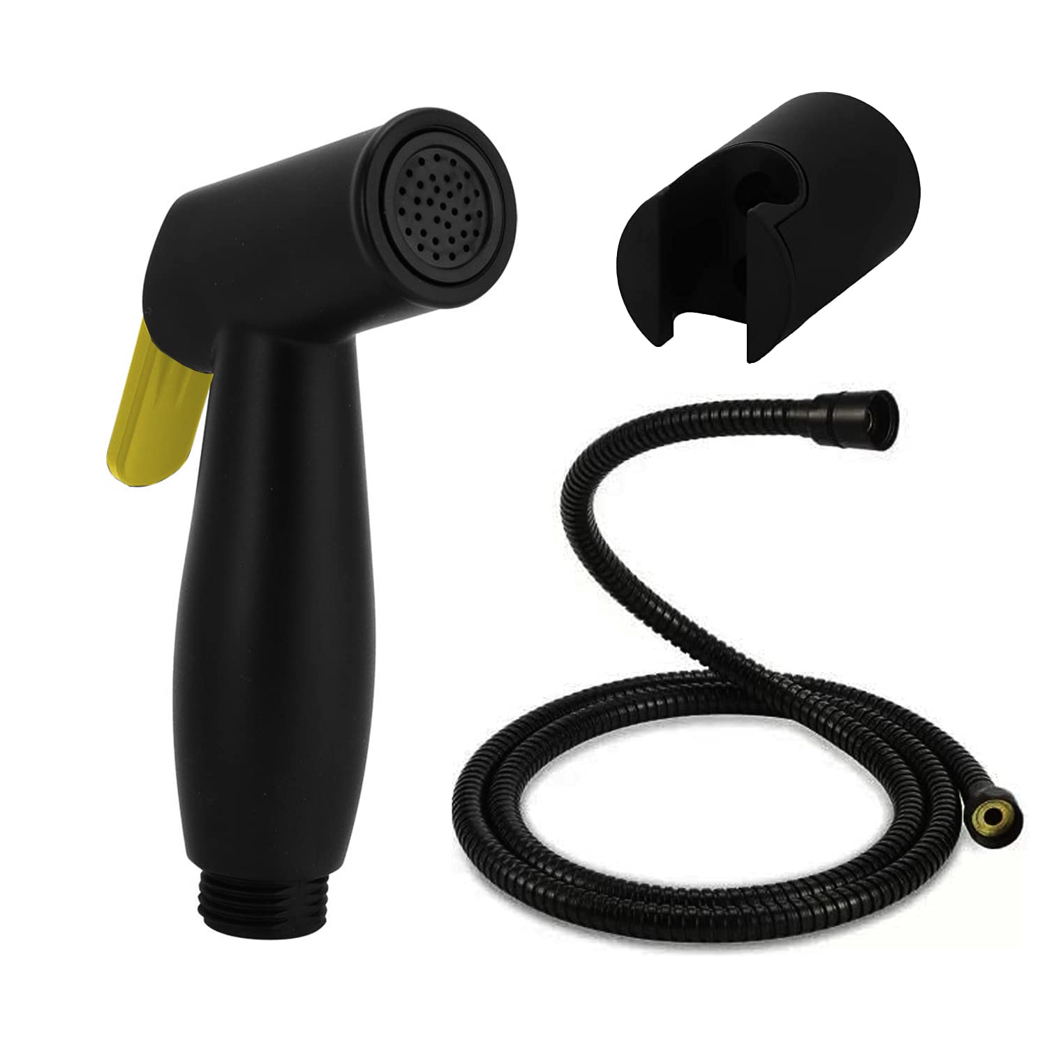 Emartt ABS Health Faucet Gun with 1 Meter Stainless Steel Hose/Tube and ...