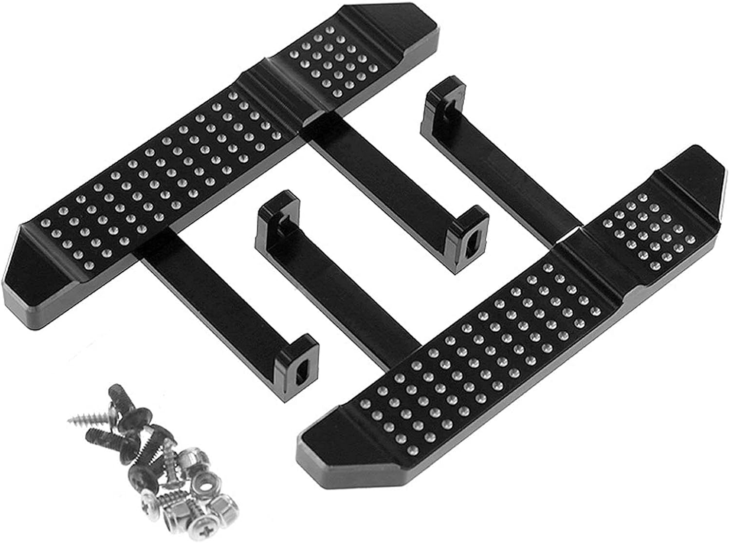 Metal Side Pedals Plates Step Board for 1/12 RC Remote Control Rock Crawler Car MN-D90 D91 MN-90 MN-99S Upgrade Parts Accessories