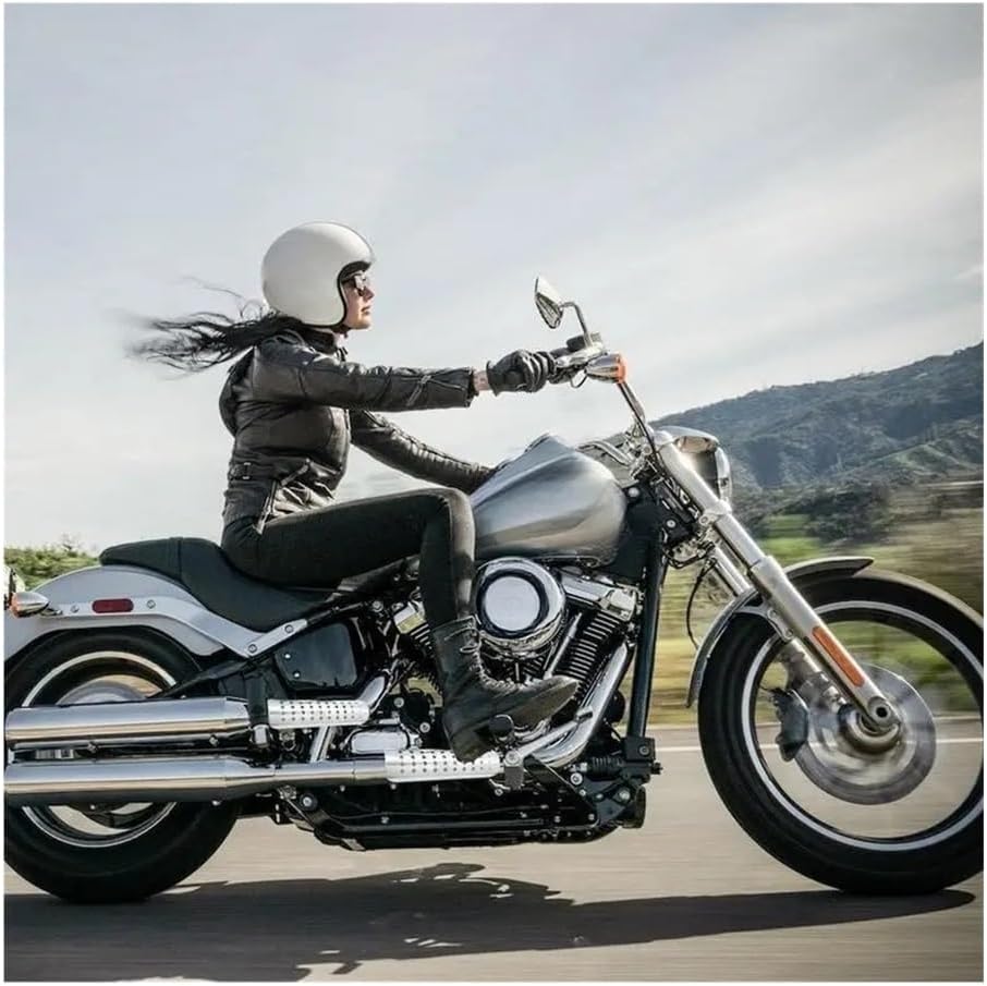 Motorcycle Muffler Guard Motorcycle Exhaust Heat Shield Durable Anti-Scalding Protection Silencer Pipe Guard for Most Heat Shield Wraps