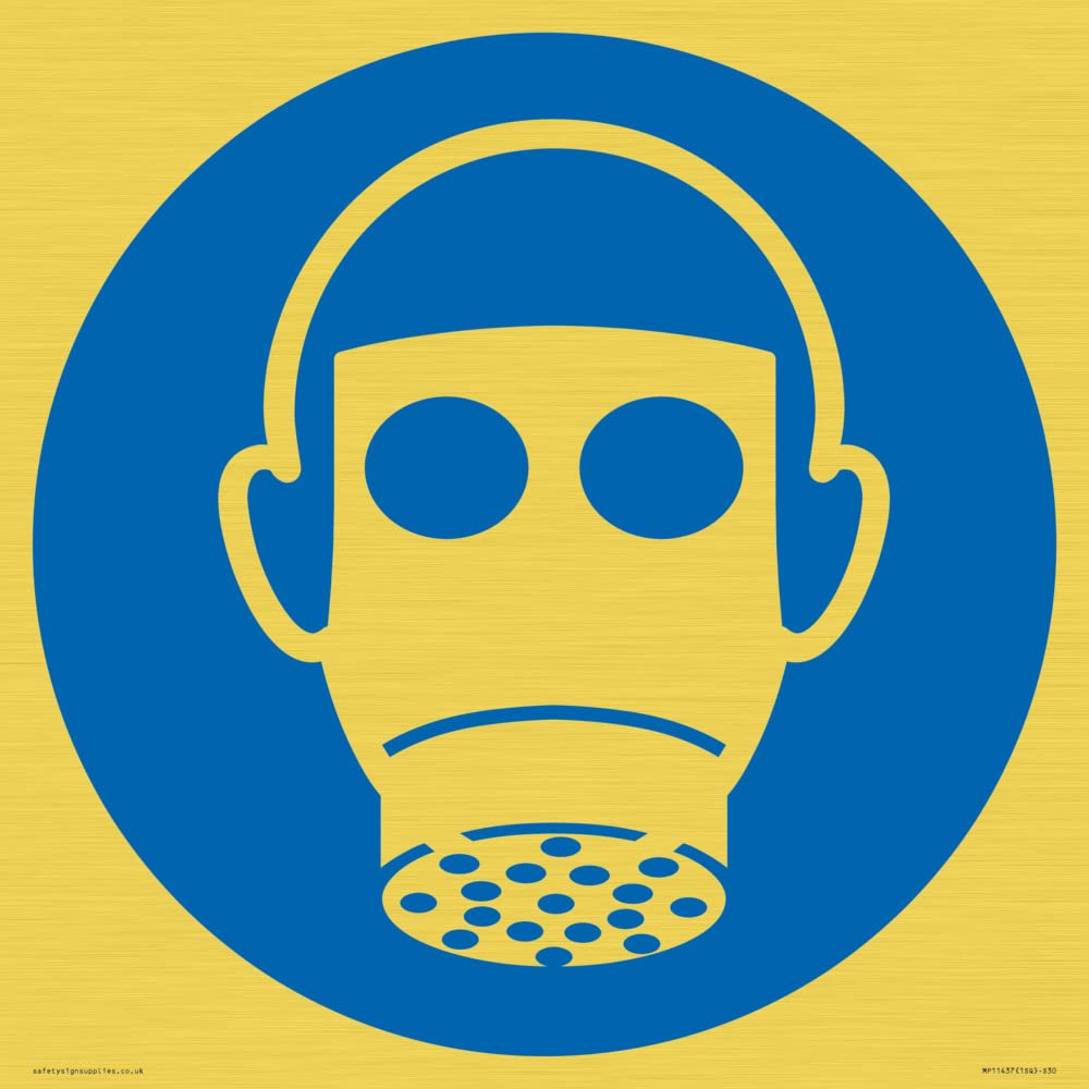 Mandatory: Wear respiratory protection Sign - 300x300mm - S30