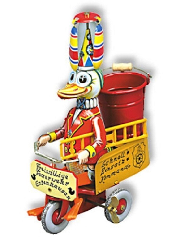 Wilesco 10280 Blechspielzeug - Feuerwehr - Ente