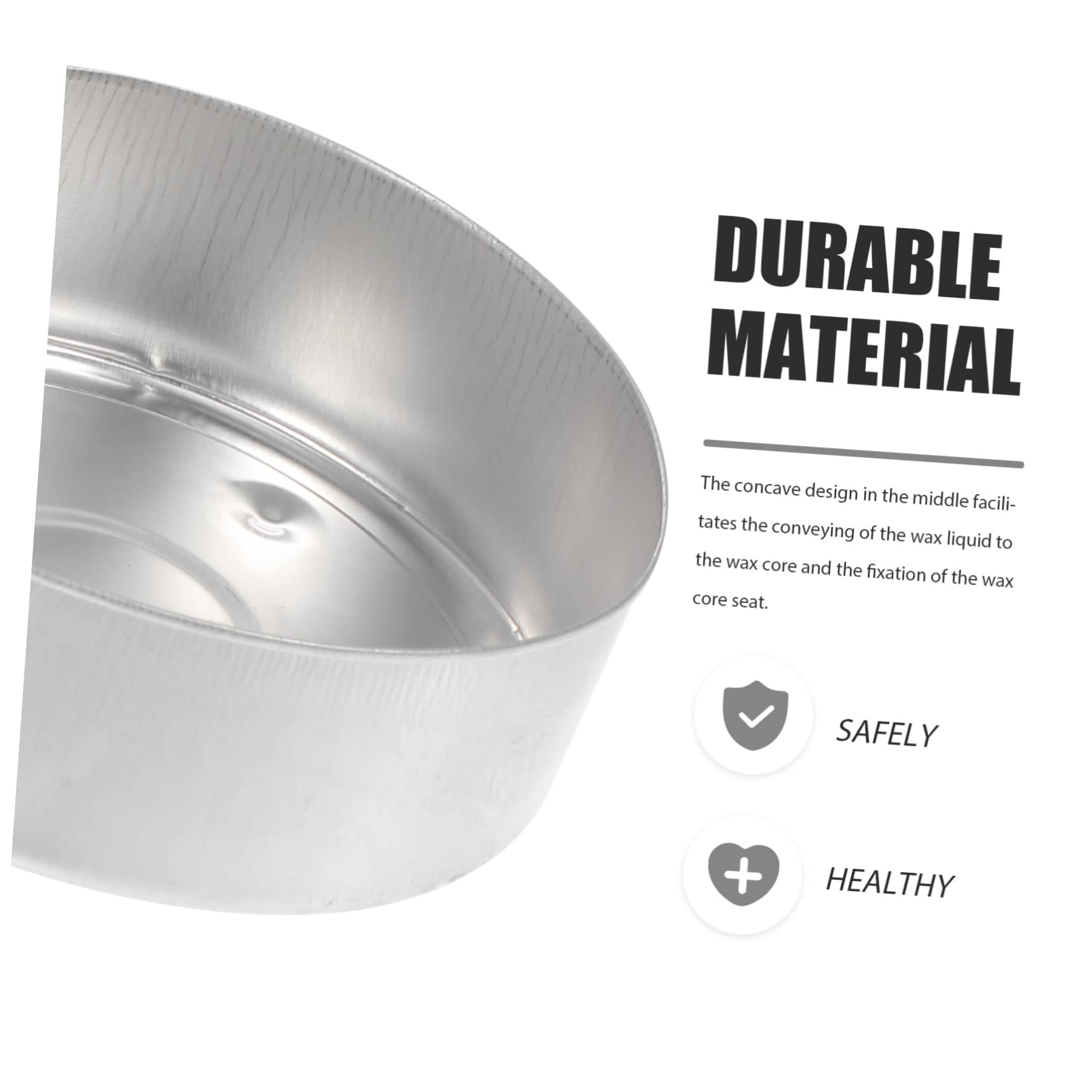 200 PCS M Voyage Pots De Bougies En Étain Récipient Pour Chauffe-plat EUR 16,15 - FR