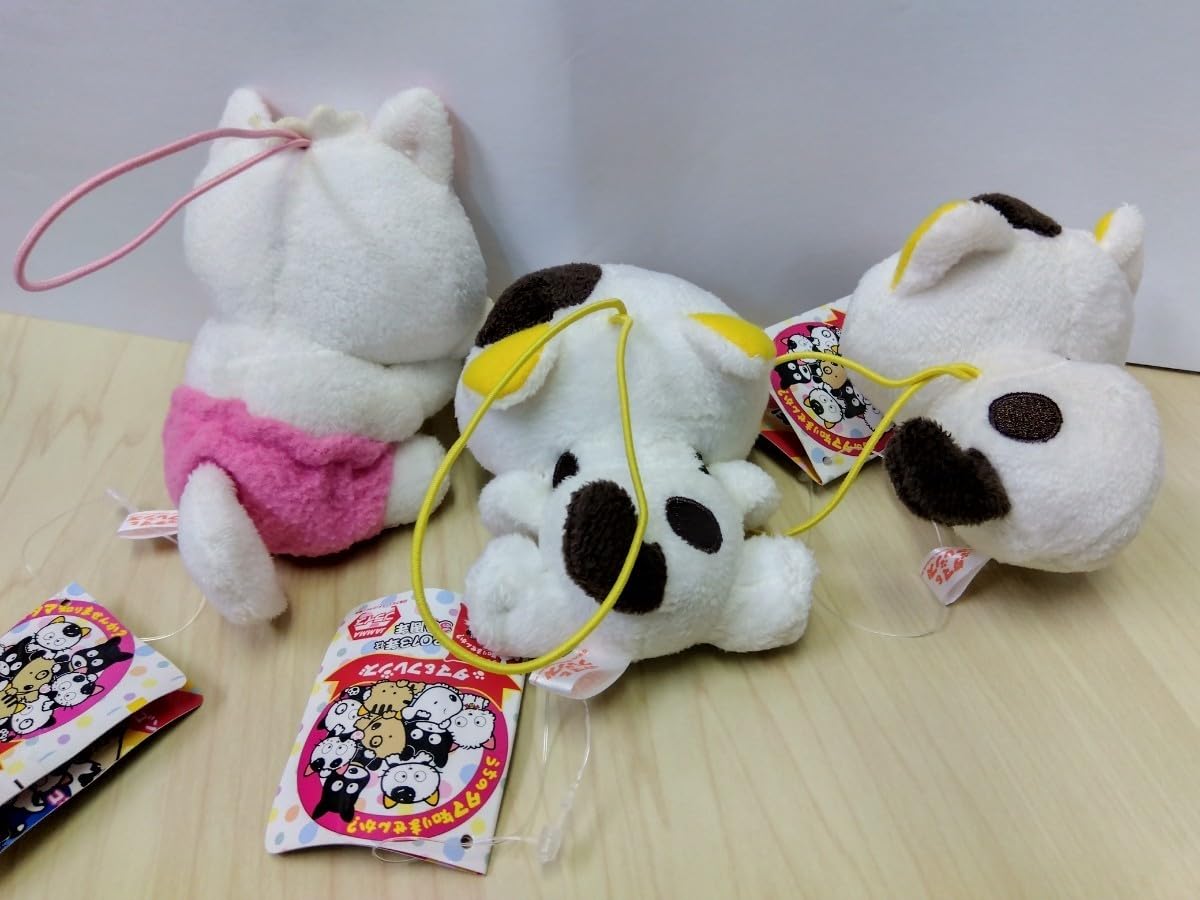 Amazon.co.jp: Tama & Friends Momo & Tama Set of 3 Mascot Plush Toy