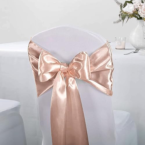 Miniatura 3 de Paquete de 15 caminos de mesa color oro rosa, 12 x 108 pulgadas de largo, de seda satinada, camino de mesa de tela de oro rosa para Halloween,