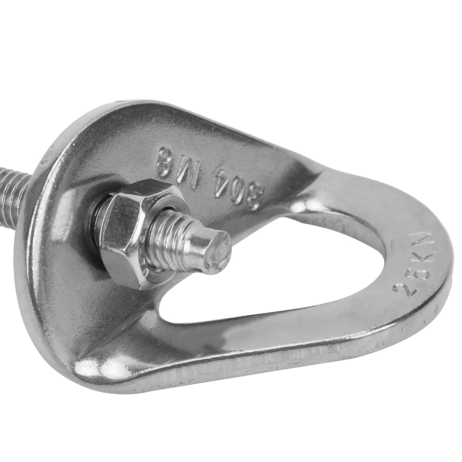Alomejor Boulon d'escalade M8 Vis d'ancrage en Acier Inoxydable pour Escalade et aménagement de Falaise