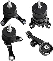 QRYIPPDM Engine Motor & Transmission Mount Kit for 2007-2012 Lexus ES350 3.5L V6 - 4PCS OE Replacement A42040 A62036HY A62060 A4288