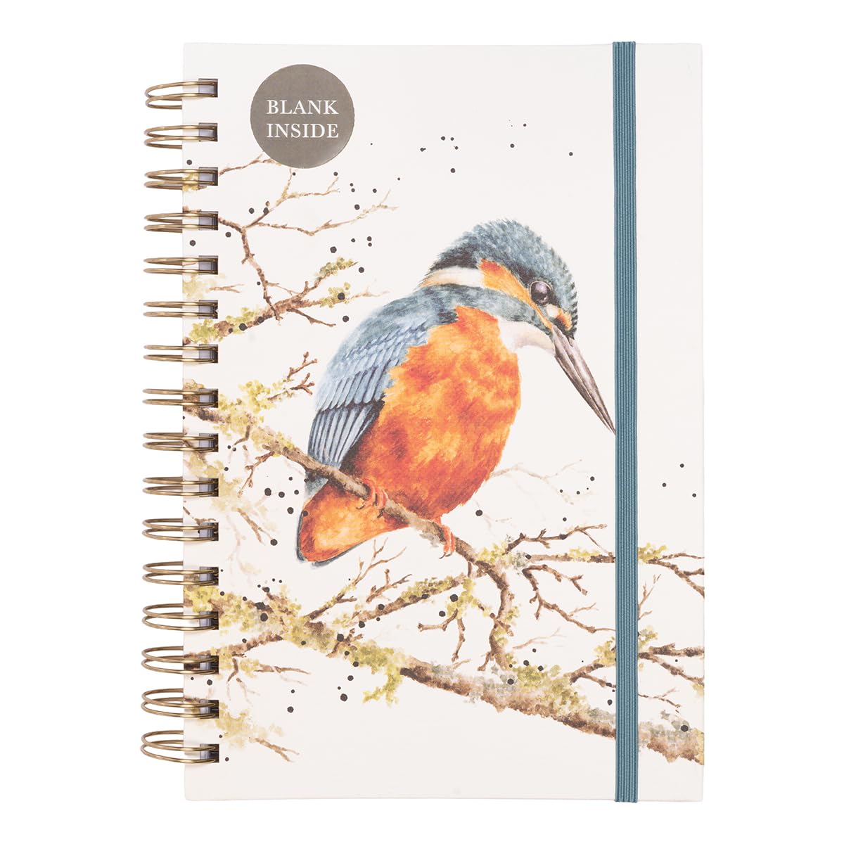 Wrendale Designs Pond Dipping' Kingfisher Blank Notebook
