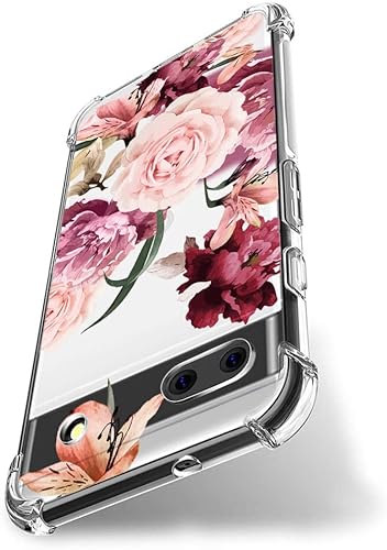 Miniatura 4 de Funda para Google Pixel 6A (2022), diseño con esquina a prueba de golpes y funda de patrón exquisito, con 2 protectores de pantalla de vidrio