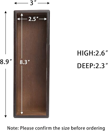 Miniatura 10 de PRATIQUE Organizador de cajones de bambú organizador de utensilios de cocina bandeja de cubiertos suministros y accesorios de escritorio de oficina