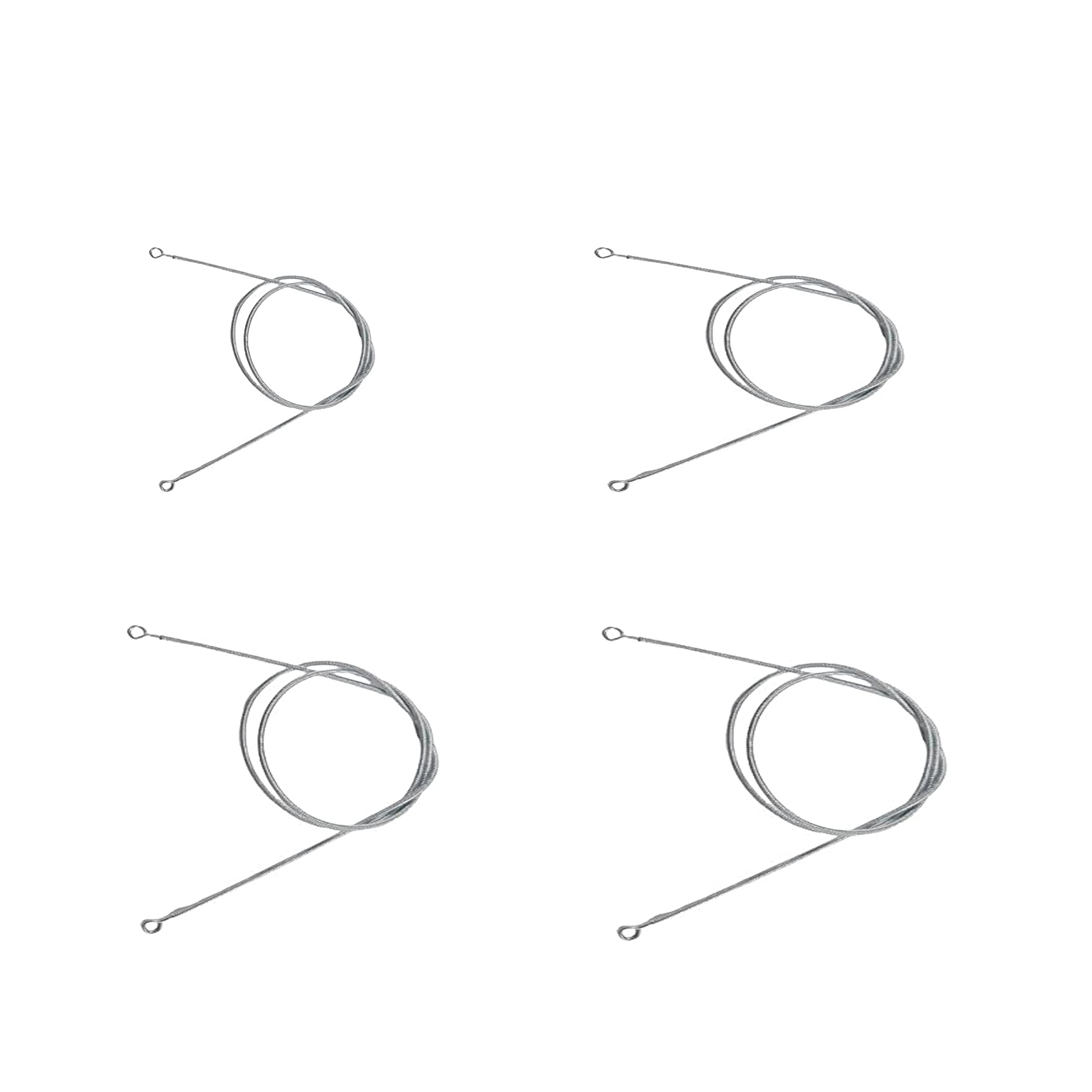 advancedestore 1m Window Net Caravan Steel Curtain Wire Spring Cord Cable Kit with Hooks and Eyes Silver 1m (Pack of 4) (B0BGPZF32M) Amazon Price History, Amazon Price Tracker