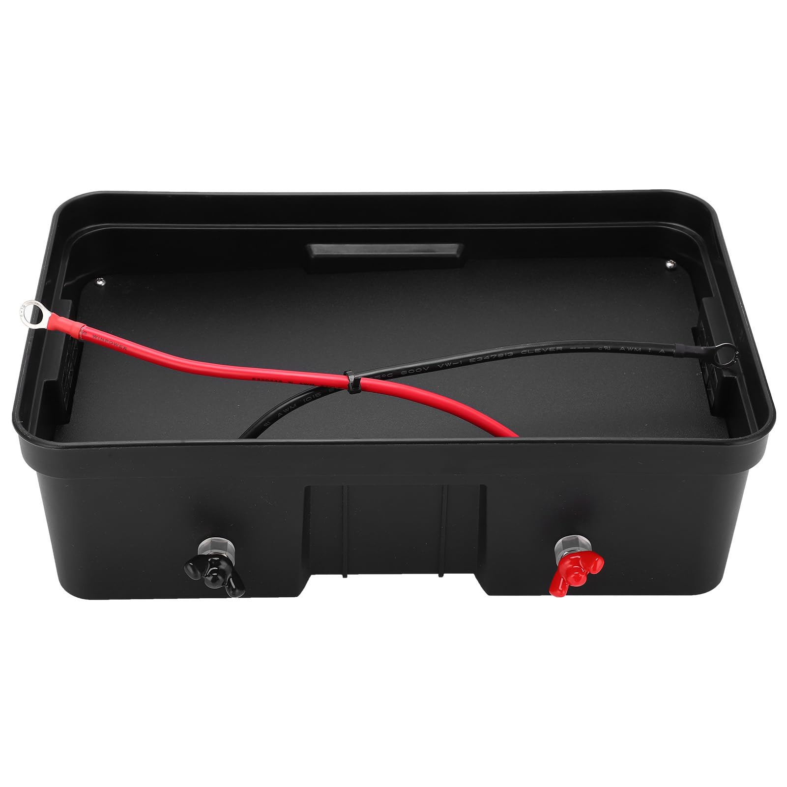 Batteria Power Center per Motore da Pesca Alla Traina 12 V 60 A con Interruttori Integrati, Misuratore di Tensione, Caricatore USB e Porta per Accessori da 12 V per Camper,