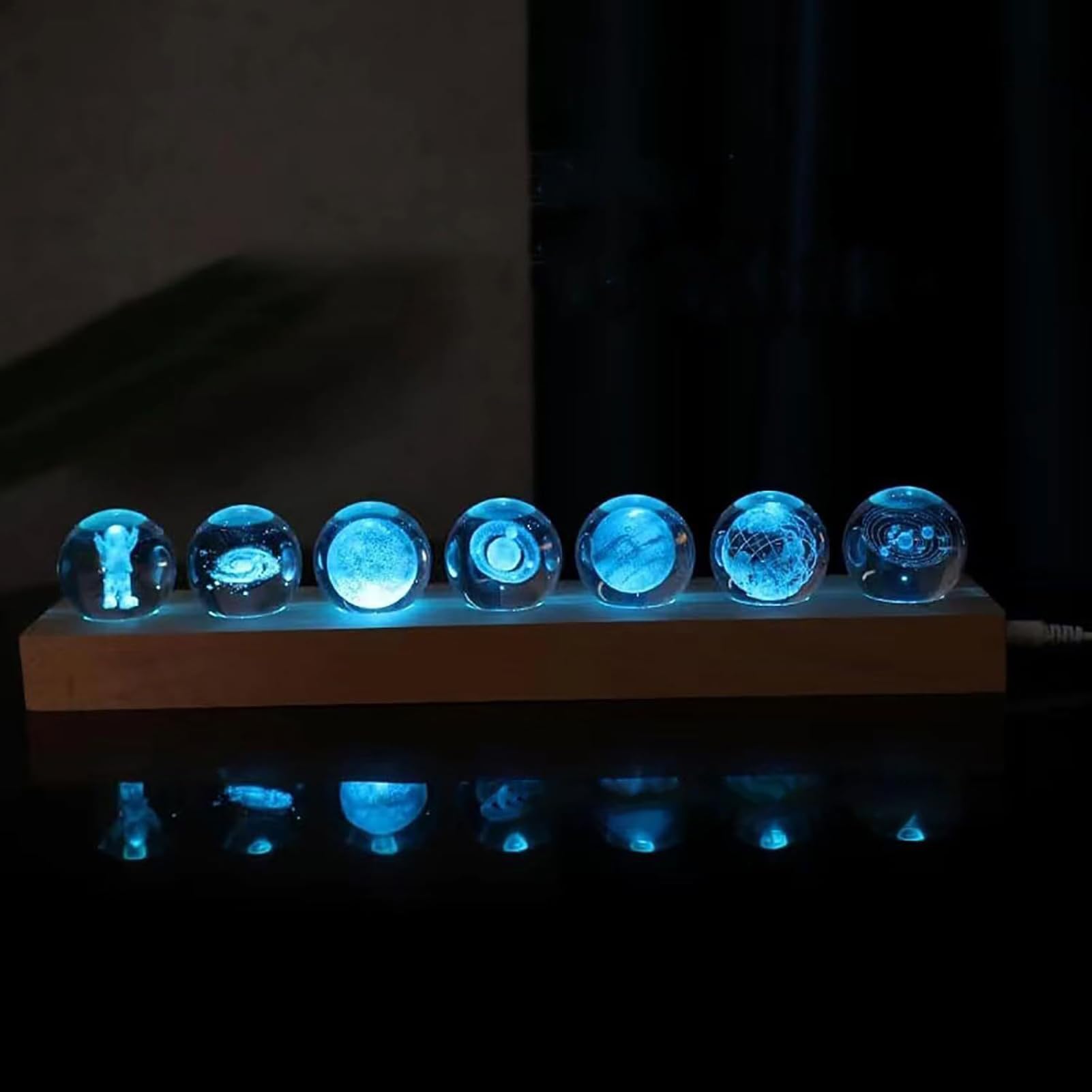Luce Notturna a LED Pianeti Camera | Ornamento Fantasy Per Meditazione in Camera, Soggiorno, Dormitorio e Area Studio