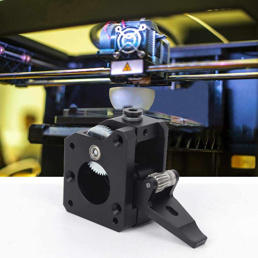 Aluminiowa wytłaczarka z podwójnym podawaniem Akcesoria do drukarek 3D - Zespół przekładni redukcyjnej zapewniający zwiększone skręcanie i zmniejszone obciążenie silnika - Zawiera