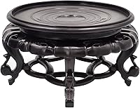 Vista 9 de fengshuisale Oriental Furniture - Soporte para pecera, base de jarrón estable para decoración del hogar (10.2 pulgadas)