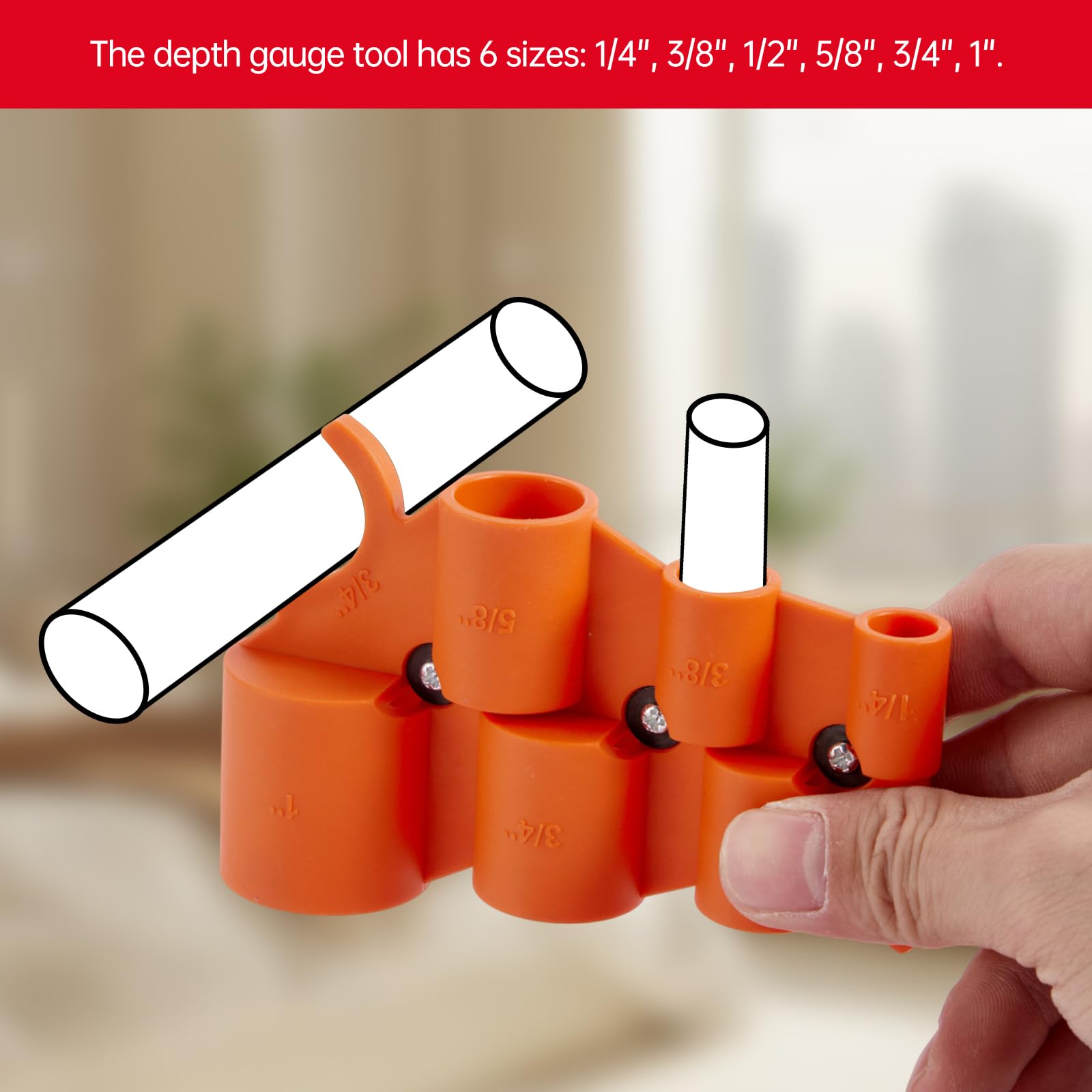 Deburring Cutters Kit - Depth Gauge & Pipe Tools -4