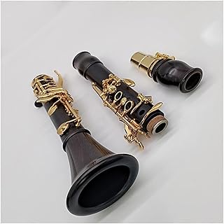 Clarinet Musical Instrument Wood InstrumentB-down Tune Beginners B-down Tune Gold-plated Clarinet for Beginner
