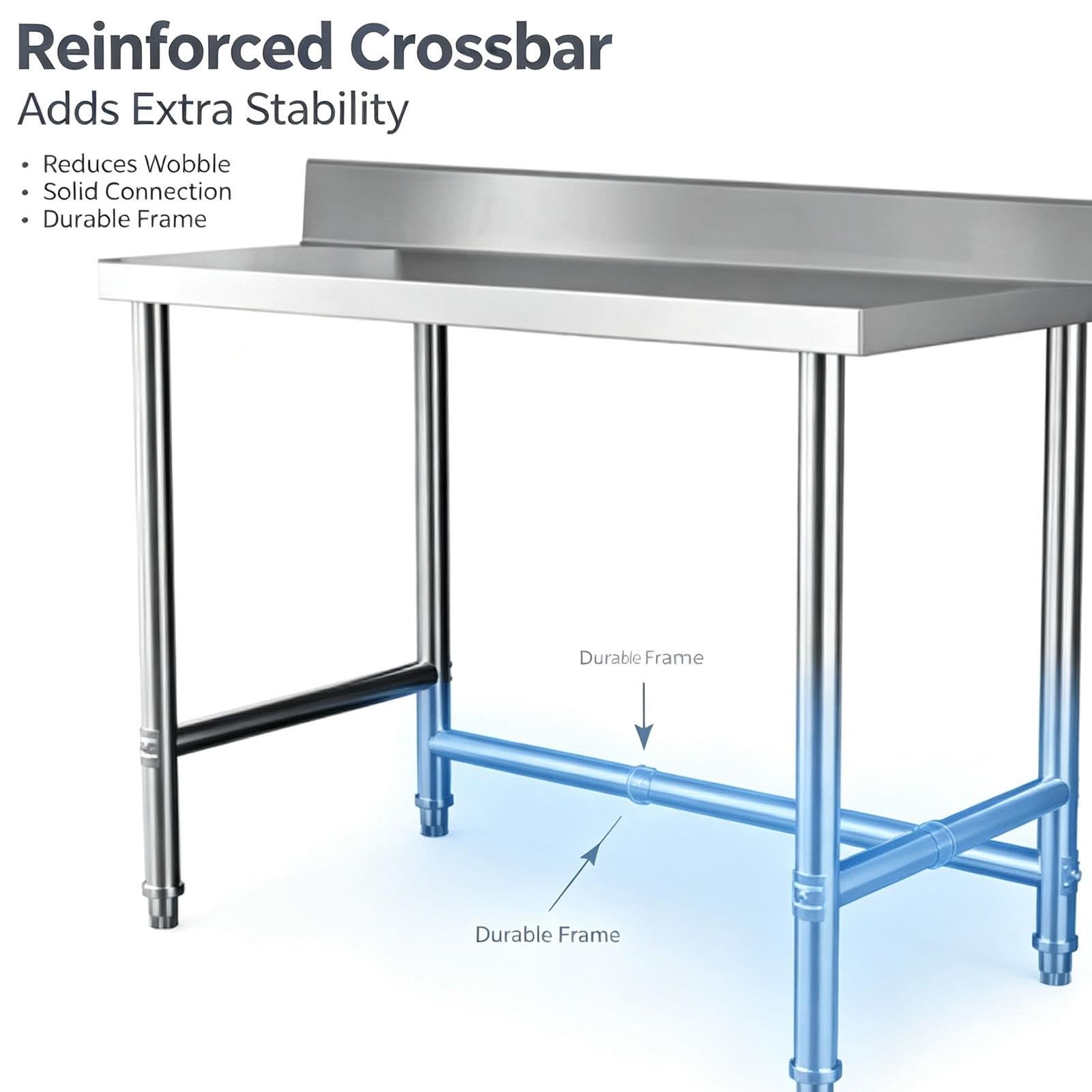 Mesa Acero Inoxidable, Mesa Auxiliar Cocina